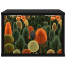 Vægmonteret natbord ZAANDAM Sort eg 36 x 33 x 25 cm