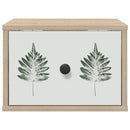 Vægmonteret natbord HANAU 2 stk. Sonoma-eg 36 x 33 x 25 cm