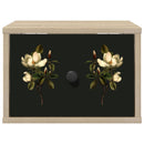 Vægmonteret natbord BREMEN 2 stk. Sonoma-eg 36 x 33 x 25 cm