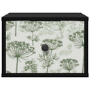 Vægmonteret natbord GOTHA Sort eg 36 x 33 x 25 cm
