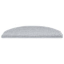 Selvklæbende Trappemåtter 15 stk. 80 x 24,5 x 3,5 cm Lysegrå