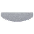 Selvklæbende Trappemåtter 15 stk. 80 x 24,5 x 3,5 cm Lysegrå