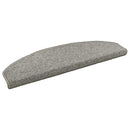 Selvklæbende Trappemåtter 15 stk. 80 x 24,5 x 3,5 cm Lysegrå