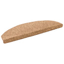 Selvklæbende Trappemåtter 15 stk. 80 x 24,5 x 3,5 cm Beige