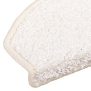 Selvklæbende Trappemåtter 15 stk. 80 x 24,5 x 3,5 cm Hvid