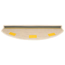 Selvklæbende Trappemåtter 15 stk. 80 x 24,5 x 3,5 cm Hvid