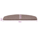 Selvklæbende Trappemåtter 15 stk. 80 x 24,5 x 3,5 cm Beige