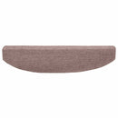 Selvklæbende Trappemåtter 15 stk. 80 x 24,5 x 3,5 cm Beige
