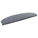 Selvklæbende Trappemåtter 15 stk. 80 x 24,5 x 3,5 cm Lysegrå