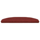 Selvklæbende Trappemåtter 15 stk. 80 x 25 x 3 cm Bordeaux Rød