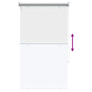 Udeterrasse Rullegardin UV Beskyttelse Hvid 60 x 230 cm (B x H)