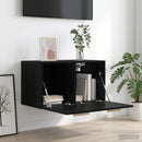 Vægskab Sort eg 60 x 36,5 x 35 cm Konstrueret træ