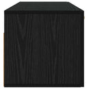 Vægskab Vægmonteret Sort eg 80 x 36,5 x 35 cm Konstrueret træ
