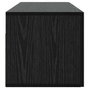 Vægskab Sort eg 100 x 36,5 x 35 cm Konstrueret træ
