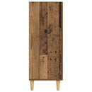 Sideboard Gammelt træ 69,5 x 34 x 90 cm Konstrueret træ