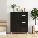 Sideboard Sort eg 69,5 x 34 x 90 cm Konstrueret træ