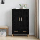 Highboard Sort eg 70 x 31 x 115 cm Konstrueret træ