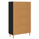 Highboard Sort eg 70 x 31 x 115 cm Konstrueret træ