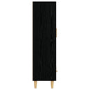 Highboard Sort eg 70 x 31 x 115 cm Konstrueret træ