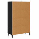 Highboard Sort eg 70 x 31 x 115 cm Konstrueret træ