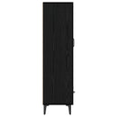 Highboard Sort eg 70 x 31 x 115 cm Konstrueret træ