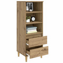 Highboard Artisan-eg 40 x 36 x 110 cm Konstrueret træ