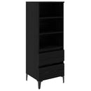 Highboard Sort eg 40 x 36 x 110 cm Konstrueret træ