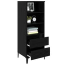 Highboard Sort eg 40 x 36 x 110 cm Konstrueret træ
