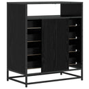 Skuffeskab 4-Skuffe Sort eg 70 x 41 x 83,5 cm Konstrueret træ