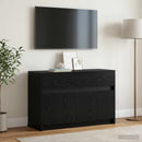 TV-skab 91 x 34 x 61 cm Sort eg Konstrueret træ