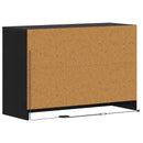 TV-skab 91 x 34 x 61 cm Sort eg Konstrueret træ