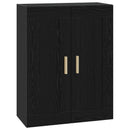 Vægskab Vægmonteret Sort eg 69,5 x 34 x 90 cm Konstrueret træ