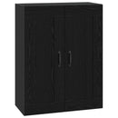 Vægskab Sort eg 69,5 x 34 x 90 cm Konstrueret træ