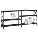 Konsolbord Sort eg 180 x 29 x 76,5 cm metal PB