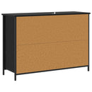 Sideboard Sort eg 100 x 35 x 70 cm Konstrueret træ