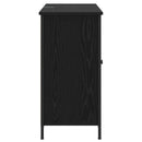 Sideboard Sort eg 100 x 35 x 70 cm Konstrueret træ