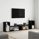 TV-skab 100 x 30 x 50 cm Sort eg Konstrueret træ