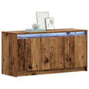 TV-skab 100 x 34 x 50 cm Gammelt træ Konstrueret træ