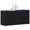 TV-skab 100 x 34 x 50 cm Sort eg Konstrueret træ