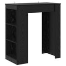 Barbord 95 x 47 x 103,5 cm Konstrueret træ Sort eg