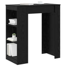 Barbord 95 x 47 x 103,5 cm Konstrueret træ Sort eg
