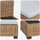 2 stk. Rattan Lounge Sæt med Puder GENDT Naturlig rattan