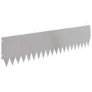 Plænekant 20 stk. 103 x 25 cm Stainless Steel Sølv