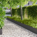 Plænekant 10 stk. 103 x 30 cm Stål Sort