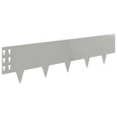 Plænekant 20 stk. 100 x 25 cm Stål Sølv