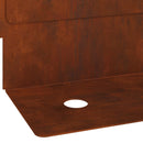 Plænekant 10 stk. 102 x 4 x 4 cm Stål Rusten
