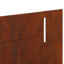 Plænekant 20 stk. 102 x 4 x 4 cm Stål Rusten