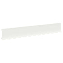 Plænekant 20 pcs 102 x 15 x 4 cm Stål Hvid