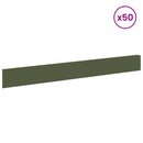 Plænekant 50 pcs 100 x 12 cm Stål Olivengrøn