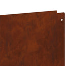 Plænekant 10 stk. 100 x 22 cm Stål Rusten